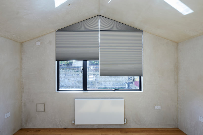 Homerton House – Motorised Gable Window Blinds